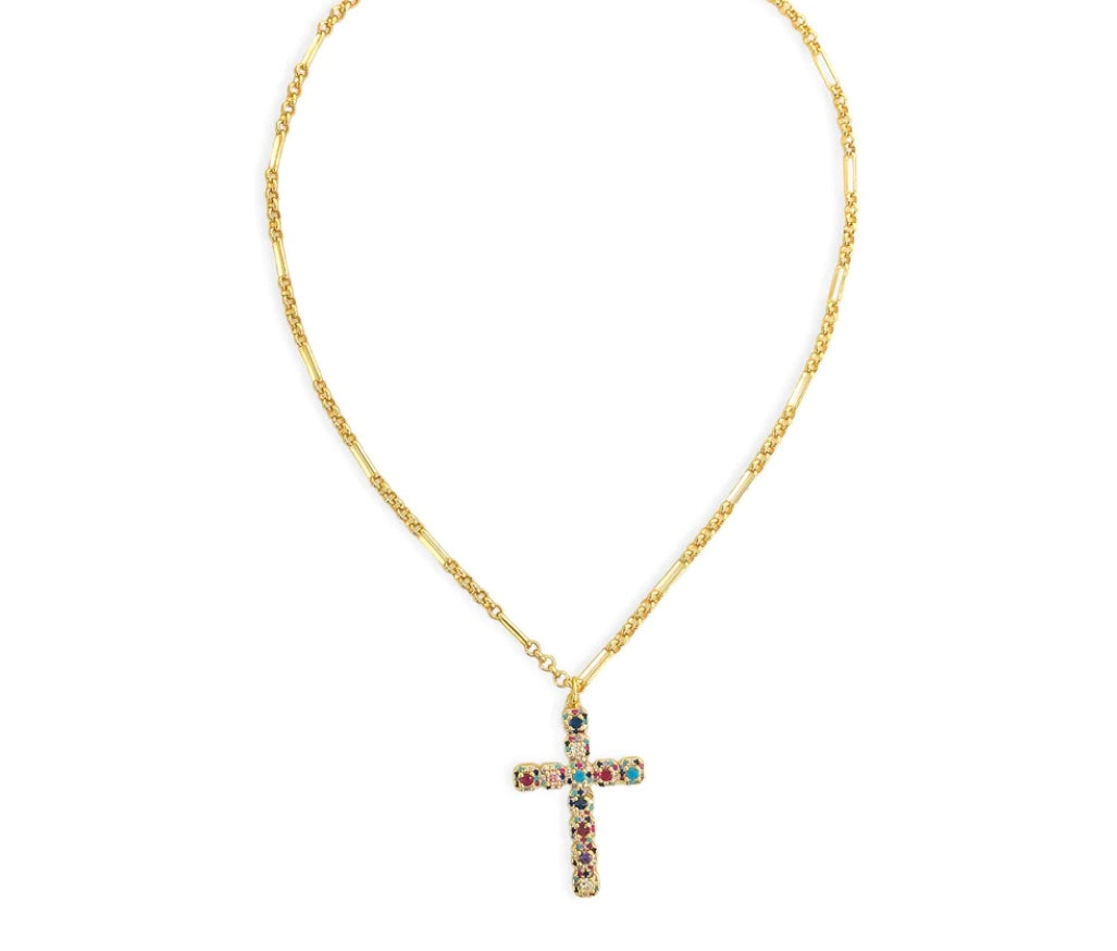 Celestial Cross Necklace